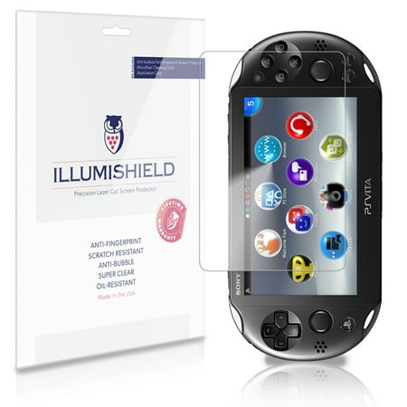 iLLumiShield Anti-Bubble/Print Screen Protector 3x for Sony PS Vita (Best Ps Vita Screen Protector)