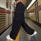 thumbnail image 3 of Gibobby Pantalones cargo para mujer 2023 Pantalones cargo Mujer Ropa holgada de ajuste relajado Pantalones negros Cintura alta Cremallera Cintura delgada(Negro,CH), 3 of 5
