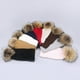 thumbnail image 4 of Conjunto de gorro y bufanda de punto para padres e hijos, conjunto de dos piezas, gorro con bola de pelo real de mapache, bufanda, gorro acrílico, otoño e invierno, 4 of 5