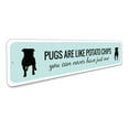 thumbnail image 3 of Funny Pug Owner Novelty Decor, Metal Wall Sign - 4x18 Inches, 3 of 4