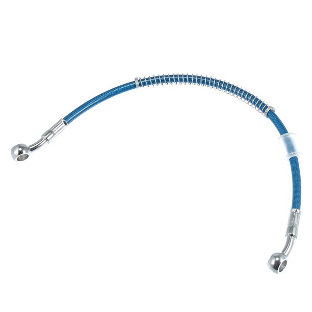 15.75" Inoxidable Acero Motocicleta Hidráulico Freno Línea Aceite Manguera Azul