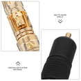 thumbnail image 3 of TABLZONE Amplifier Video Cable Audio Line Plug Brass Gold 1Pcs, 3 of 8