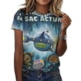 thumbnail image 3 of The Octonauts Womens T-Shirt Round Neck Short Sleeve Tee Shirts Summer Breathable Tops Blouse 4XL, 3 of 8
