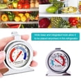 thumbnail image 5 of TermóMetro de Refrigerador de 4 Piezas, con Indicador Rojo TermóMetro para Congelador Refrigerador con Gancho para Colgar y Soporte, 5 of 5