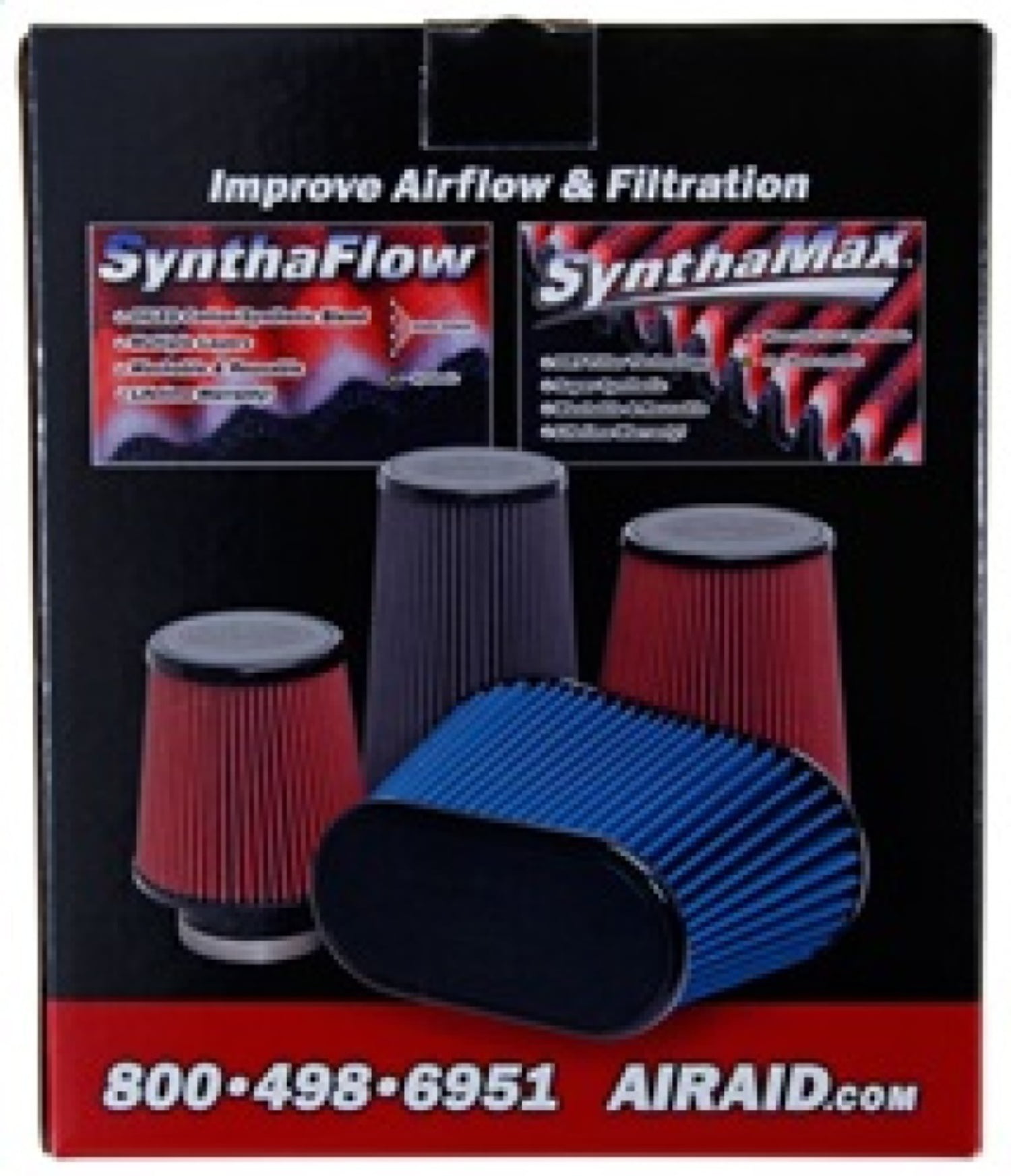 Airaid Universal Engine Air Filter: Washable, Multi-Layer Protection, Engineered to Boost Horsepower, AIR-700-469