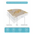 thumbnail image 5 of Quilts Full Size, Yellow Flower Soft Comforter Bedding Set for Bed, Japanese Style Floral Leaf on Linen Lightweight Quilted Bedspread with Pillow Cover(2 Pieces) for All Season, 78x90 Inch, 5 of 6