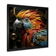 thumbnail image 2 of Designart "Avian Expressive Liberty" Animals Bird Picture Framed Canvas Prints, 2 of 5