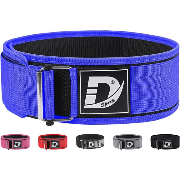 DEFY Self Locking Weight Lifting Belt – Premium Weightlifting Belt for Powerlifting, Bodybuilding for Men & Women