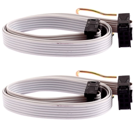 IDC 10 Pins Connector Flat Ribbon Cable Female Connector 30cm 2.54mm
