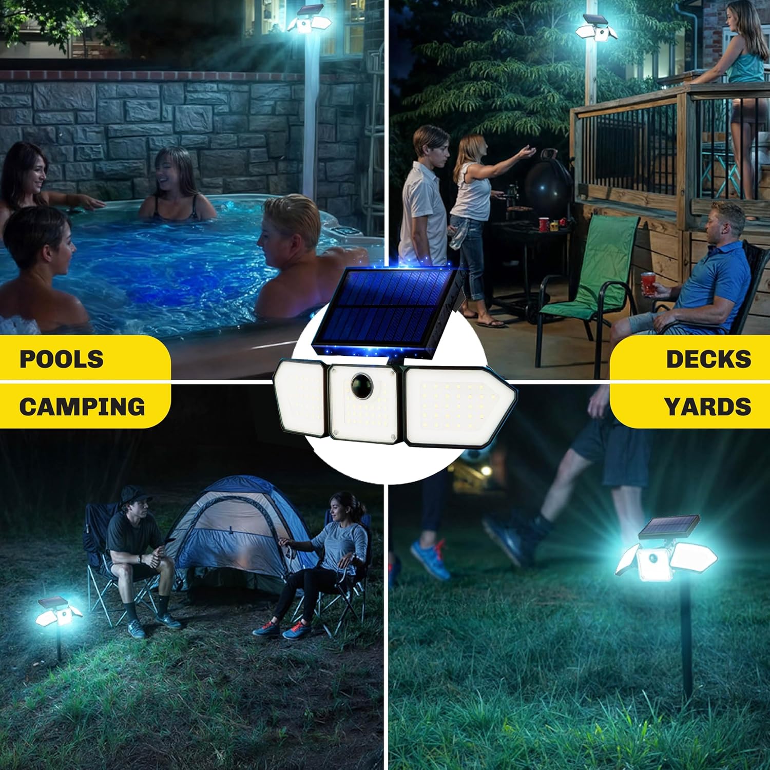 Bell + Howell Bionic Solar Flood Light, 2-Pack with Motion Sensor photo 6