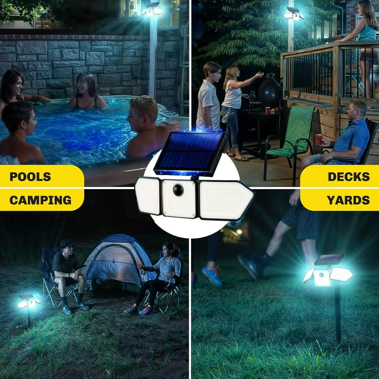 Bell+Howell Solar Lights for Outside, Solar Powered Outdoor Lights