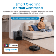 eufy Robot Vacuum Omni E28, HydroJet System , Portable Deep Cleaner, Turbo Suction, DuoSpiral™ Detangle Brushes, CornerRover™ Arm