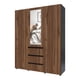thumbnail image 2 of ARMARIO COVALT 160CM cafe, 2 of 14