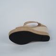 thumbnail image 5 of Modstep Sandals for Women 2026 Comfortable Wedge Platform Sandal Ankle Strap Open Toe Heels Ladies Summer Slip on Walking Shoes Beige 9, 5 of 7