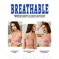 thumbnail image 5 of Livona Women's Seamless Racerback Bralette with Adjustable Straps & Removable Padded Cups | Ribbed Comfort Wireless Bra, 5 of 7