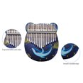 thumbnail image 4 of Piano de pulgares CEGA 17-Key Acrílico Kalimba Piano Instrumento portátil de Mbira de dedo con bolsa de EVA / Martillo de afinación / Pegatina / Paño de limpieza Regalo musical para niños adultos prin Meterk Piano de pulgares, 4 of 6