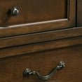 thumbnail image 6 of King Size Traditional Bedroom Furniture With Dresser, Mirror & 2 Night Tables Walnut For Bed Nightstands In Antique Walnut, American Style And Distressed Finish, 6 of 6
