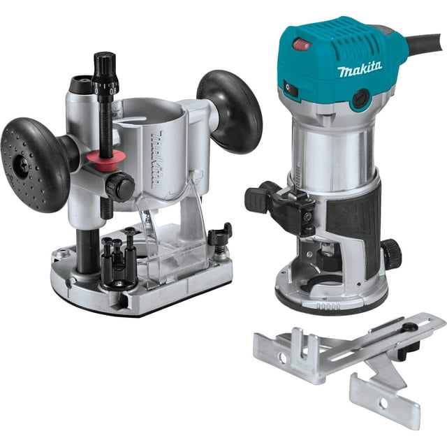 Enrutador compacto Makita RT0701CX7 de 1,25 HP con velocidad variable