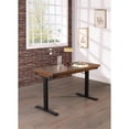 thumbnail image 2 of Pemberly Row Bureau Électrique Assis-Debout Brun Rustique, Hauteur Réglable, Table en Bois, 2 of 7