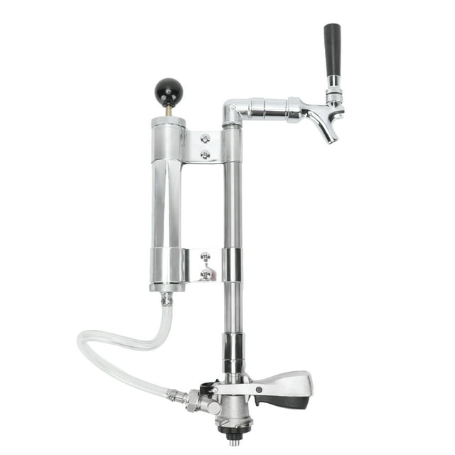 Draft Beer Parts, Beer Keg Pump Kit Durable Convinient Brass + Stainless Steel Easy Installation For Beer Distribution For Beer Accessories