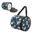 thumbnail image 2 of ZIATUBLE Floral Paper Towel Holder Green Leaves Paper Dust Cover Case with Smooth Zipper Hanging Toilet Paper Dispenser Kitchen Paper Towel Holder Organizer Lightweight Storage Bags, 2 of 7