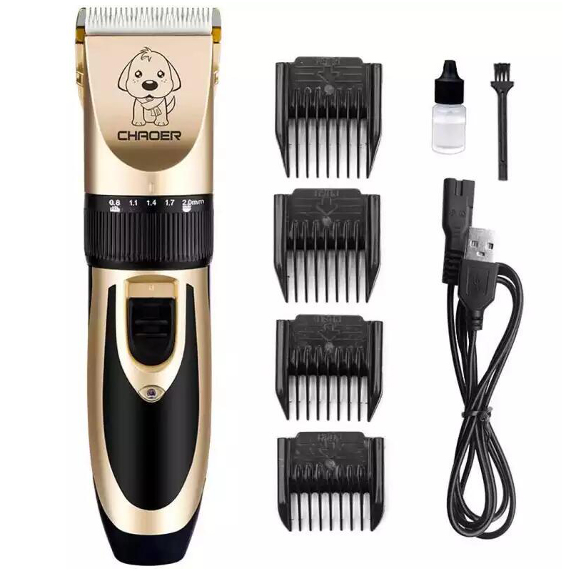 USB Charge Professional Quiet Electric Pet Hair Trimmer Clipper Shaver