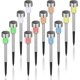 thumbnail image 1 of Solar Christmas Lights, 12 Pack Waterproof Stainless Steel Christmas Lights for Outdoor, Yard, Garden, Landscape/Pathway Decor, 1 of 5