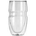 thumbnail image 2 of Serafino Double Wall 16 oz Iced Tea & Coffee Glasses - Set of 6 Insulated Drinking Glasses, 2 of 10