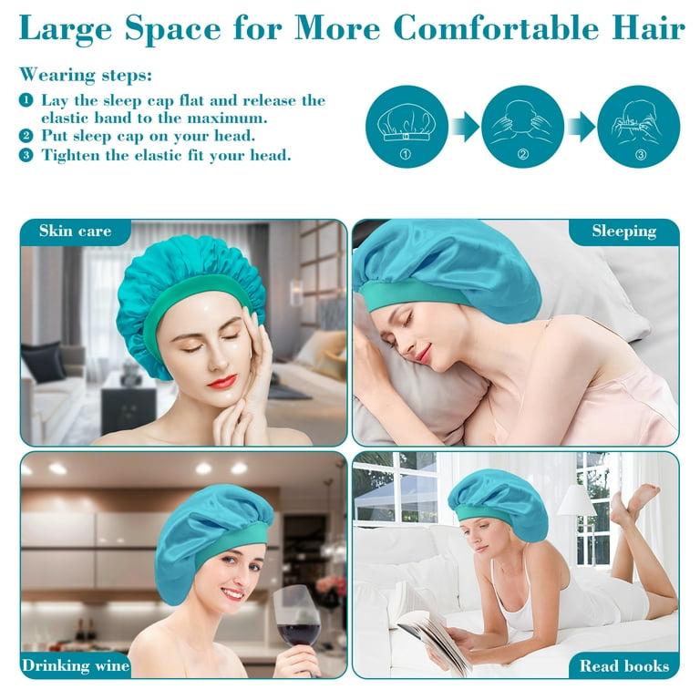 Satin Bonnet Silk Bonnet Hair Bonnet For Sleeping Satin Bonnet For