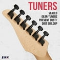 thumbnail image 5 of LyxPro CS 30” Beginner Electric Guitar Kit with Guitar, Amp Cable, 6 Picks & More - Black, 5 of 8