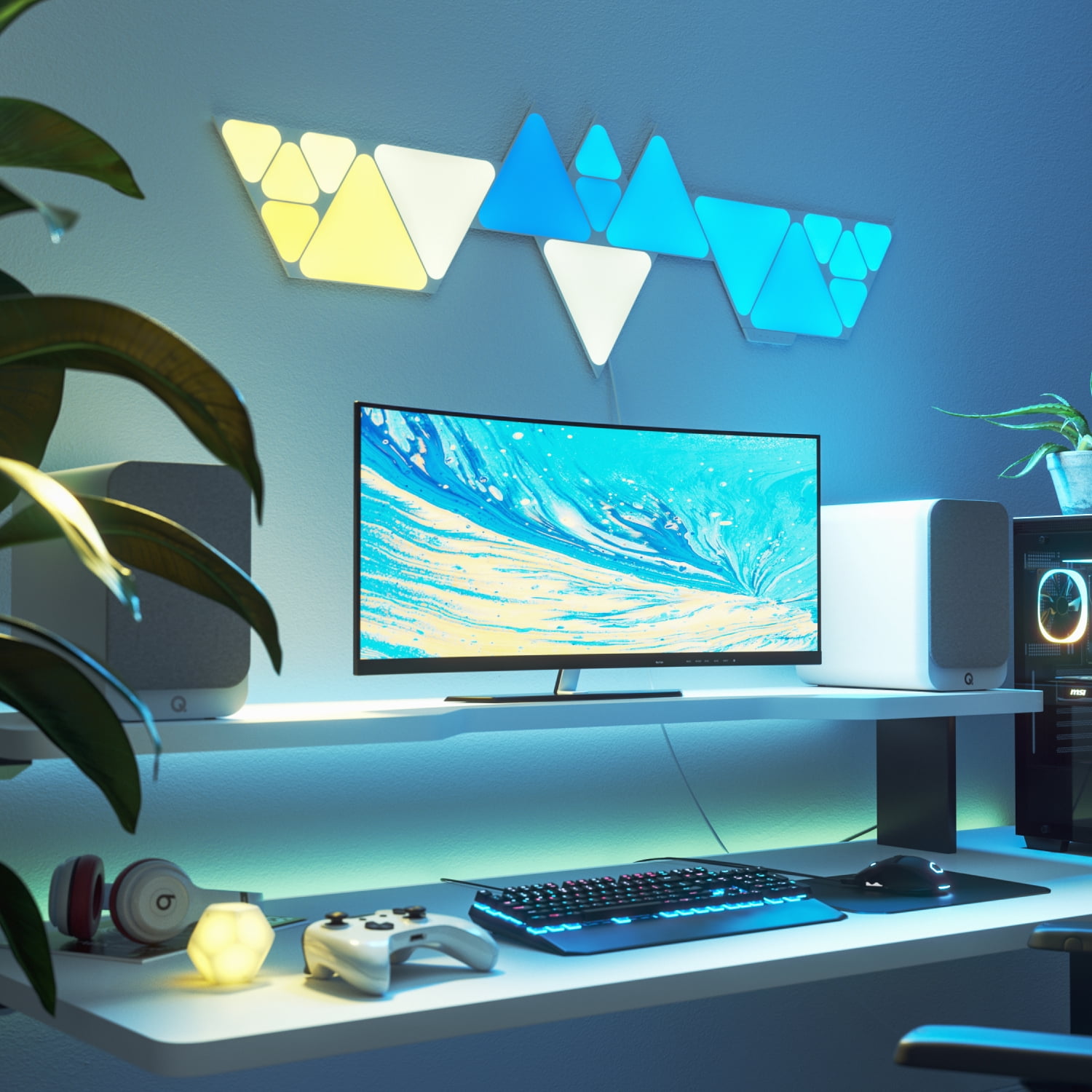 Nanoleaf Shapes Triangles & Mini Triangles Smarter Kit - LED Wall