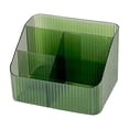 thumbnail image 1 of Cheap!Maojin Caja de almacenamiento de lujo, portalápices cosmético de escritorio, Cubo de almacenamiento de maquillaje, estante cosmético trapezoidal transparente, 1 of 2