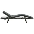 thumbnail image 4 of vidaXL Sun Lounger with Cushion Poly Rattan Gray, 4 of 7