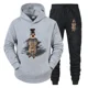 thumbnail image 5 of Chándal para hombre con estampado divertido de perro, ropa deportiva para correr, sudadera con capucha y pantalón de moda, conjunto de 2 piezas para amantes de los perros y animales, conjunto deportiv, 5 of 5