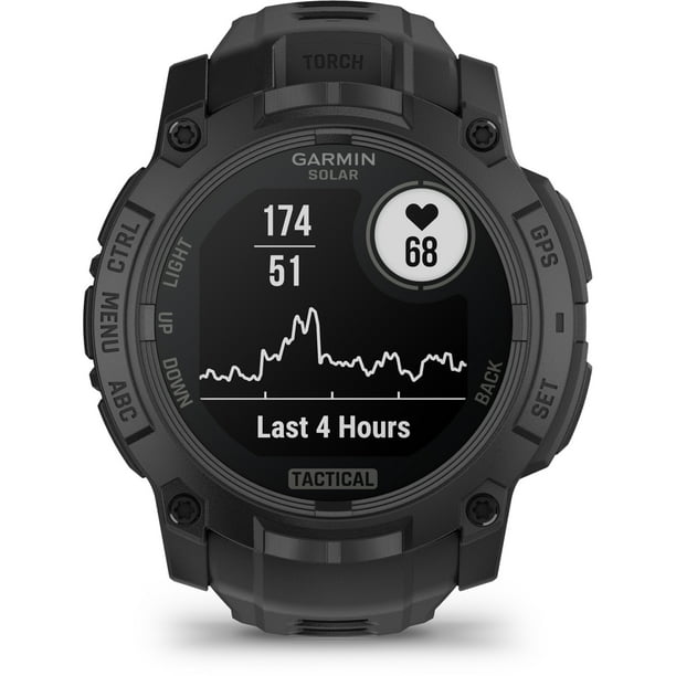 Garmin, monitor deportivo, Instinct 3,Tactical, Solar, 50mm