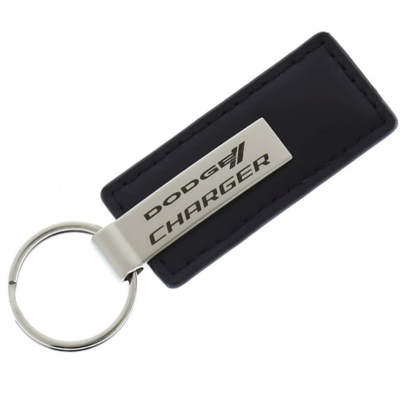 Dodge Charger Keychain & Keyring - Premium Leather