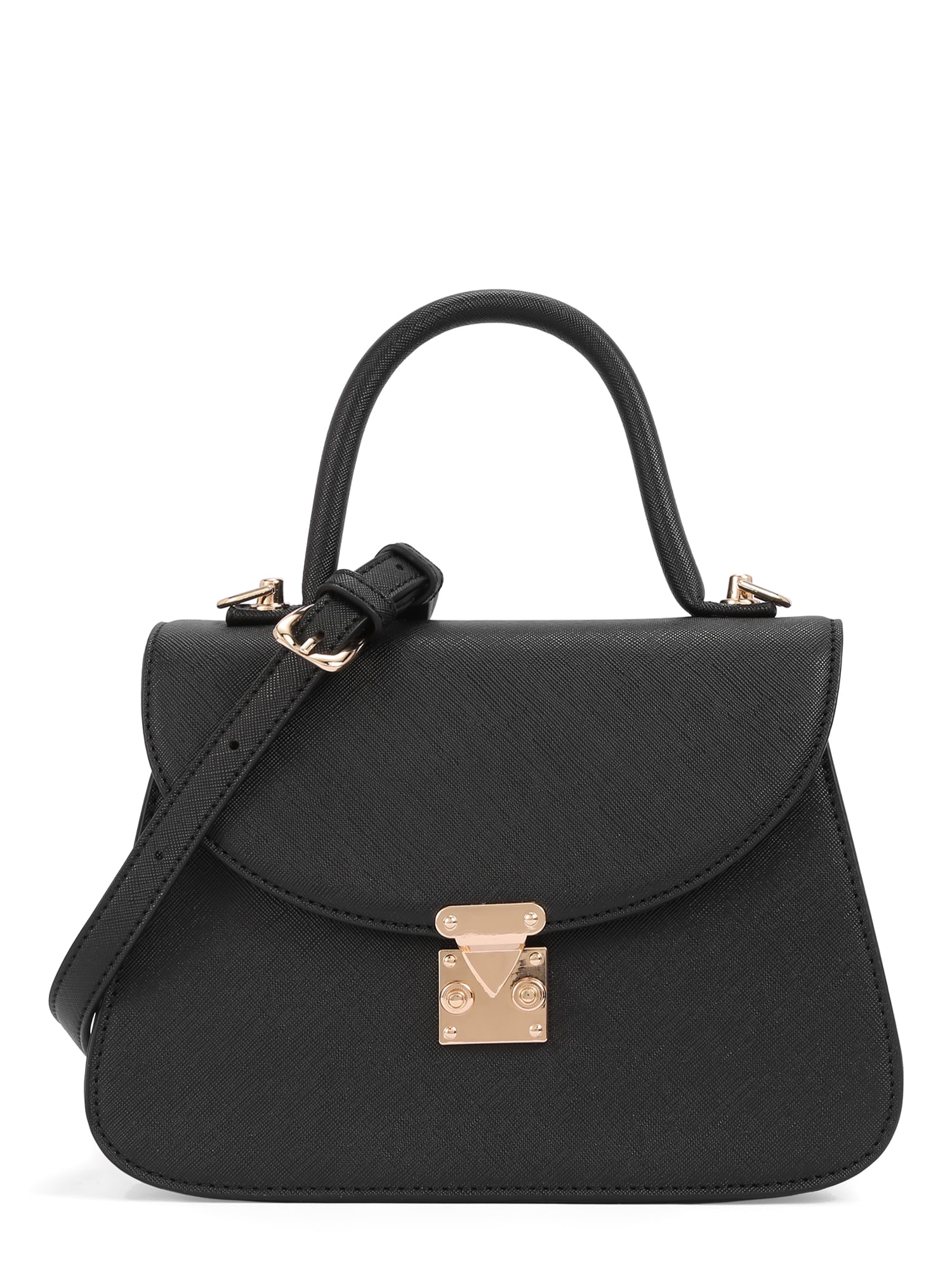 BeCool Women's Adult Top Handle Satchel Handbag Black - Walmart.com