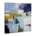 thumbnail image 2 of Stupell Industries Modern Modern Abstract Collage Blue Green White Canvas Art, 17 x 17, by Pamela K. Beer, 2 of 7