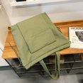 thumbnail image 3 of Bolso de nylon bolso de mano de hombro grande para mujeres verde, 3 of 7