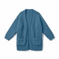 thumbnail image 5 of Posijego Girls Fleece Cardigans Long Sleeve Fuzzy Open Front Soft Cardigan Jacket Outerwear with Pockets, 5 of 7