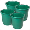 thumbnail image 1 of Farm Innovators 3 Gal Flat Back Plastic Heated Bucket, 70W, Green (4 Pack), 1 of 11