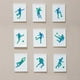 thumbnail image 5 of 10 plantillas de jugador de fútbol de 15 x 15 cm, decorativas, con pincel, para pintar., 5 of 9