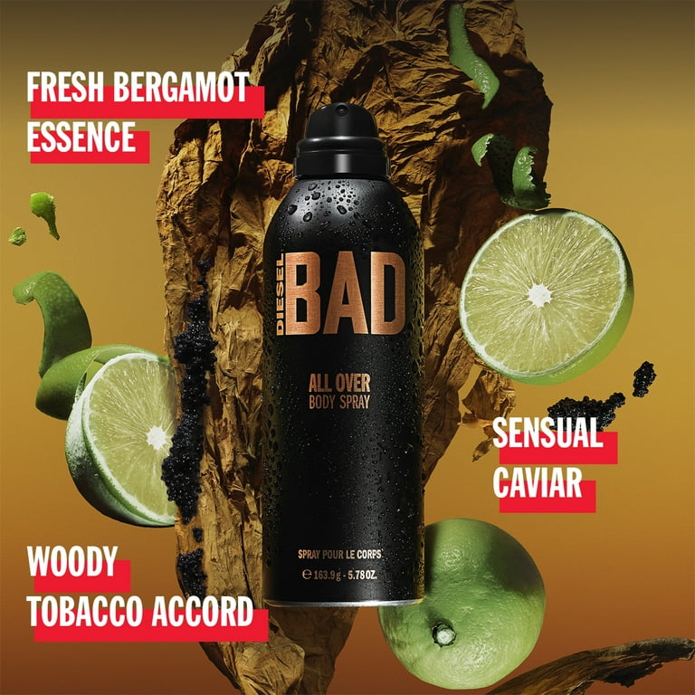 Diesel Bad, Body Spray for Men, 5.8 oz - Walmart.com