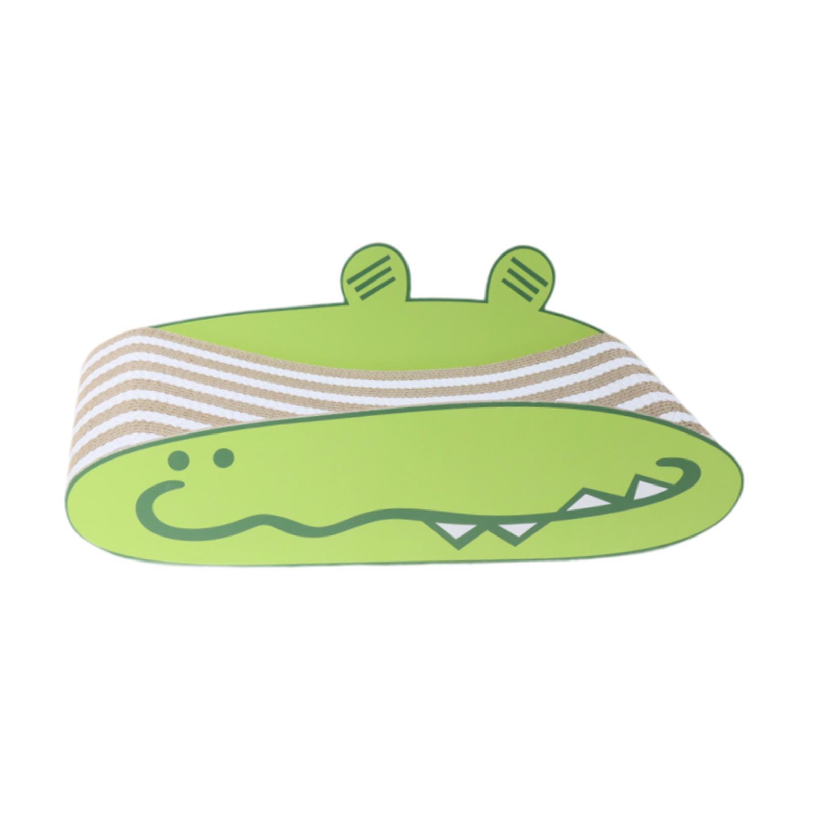 EHJRE Cat Scratcher Entertaining Claw Toy Crocodile Design Playing Pet Claw Sharpening Interactive Pet Toy for Indoor Cats