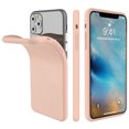 thumbnail image 4 of TORUBIA For iPhone 11 Pro 5.8 Inch Back Case Slim Fit Soft TPU Phone Case Built-in Velvet Material Anti-Scratch Protective Sandstone,Full Body Protection Liquid Silicone Pink, 4 of 8