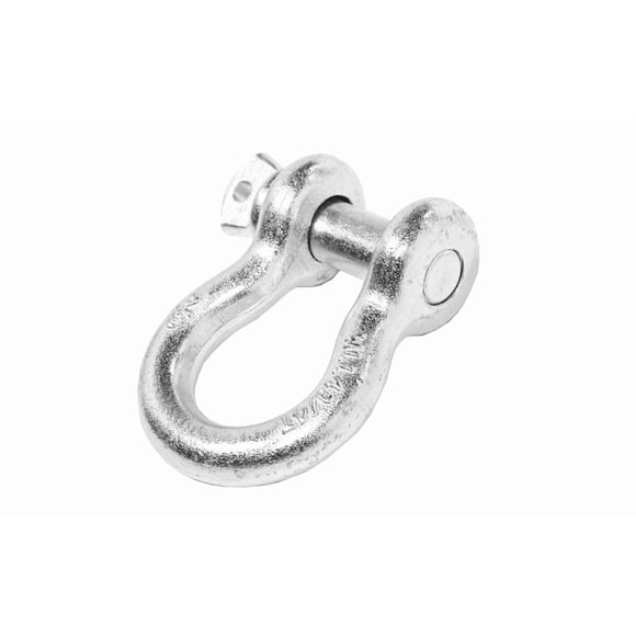 Overland Vehicle Systems D-Ring 19019905 With 3/4 Inch Pin; 4.75 Ton Weight Rating; Zinc; Steel; Single