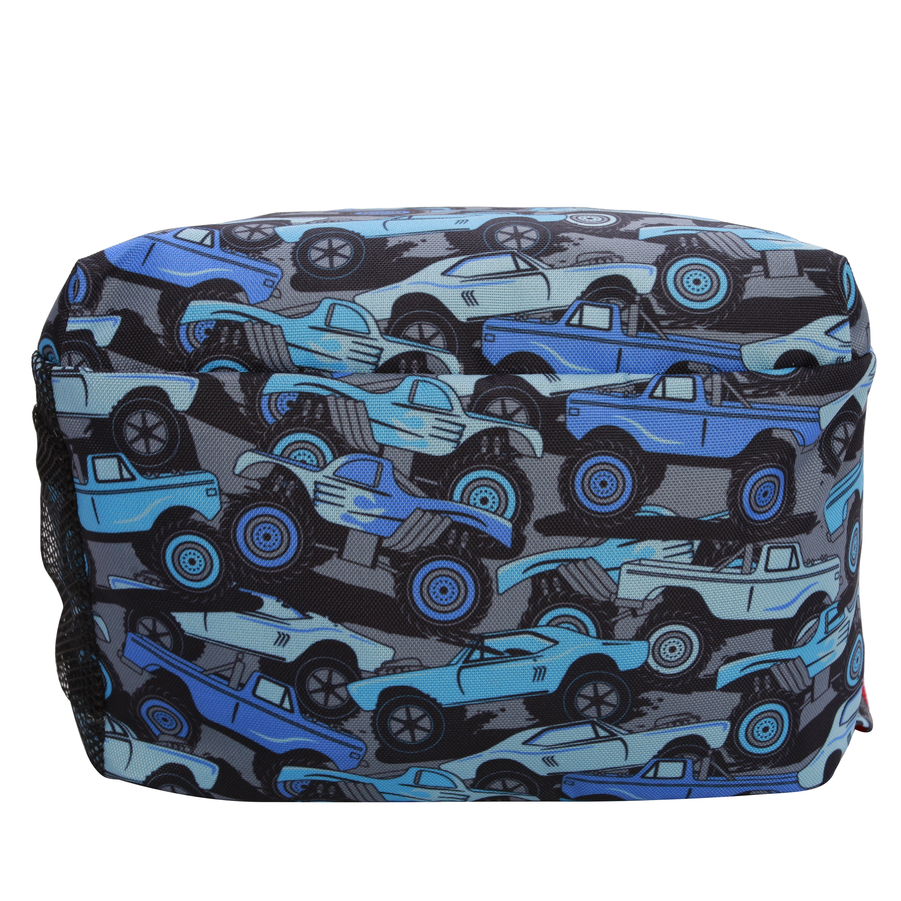 CRCKT 4-Piece Softside Kids Luggage Set, Includes 18" Carry-on Luggage, 12" Backpack, Plush Critter That Turns Into a Neck Roll Pillow, and a Matching Luggage Tag, Trucks, (Walmart. Com Exclusive)