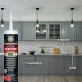 thumbnail image 2 of GE Supreme Kitchen & Bath Silicone Caulk - 100% Waterproof, 10 oz Cartridge - Pack of 1, White, 2 of 6