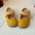 thumbnail image 3 of Mepaouo Kids Suede Clogs Toddlers Boys Girls Pearl Dress Shoes Slip on Mules Flat Mary Jane, 3 of 8