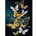 thumbnail image 1 of Cuadros Decorativos Diy mariposas cuadrado completo diamante pintura rhinestone arte artesanía decoración del hogar JShteea Nuevos Originales, 1 of 8